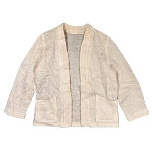 Vintage 60s 70s Mohair Cardigan Freedom Wear By Treas Ni Riain Sweater Beige